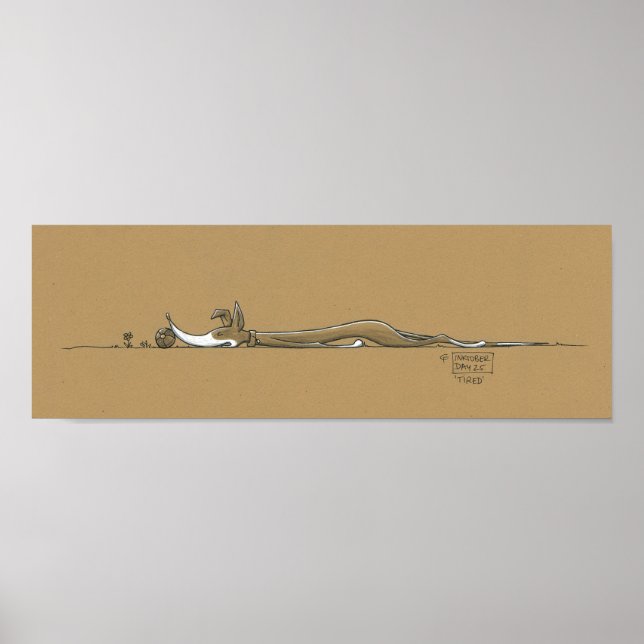 Affiches Tired (Devant)