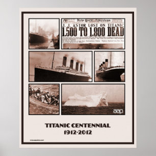 Affiches Titanic Centennial Memorial 1912-2012