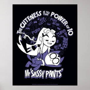 Affiches Titans Ados, allez !   Starfire & Mr Sassy Pants
