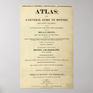 Affiches Title Page Complete Genealogical, Historical