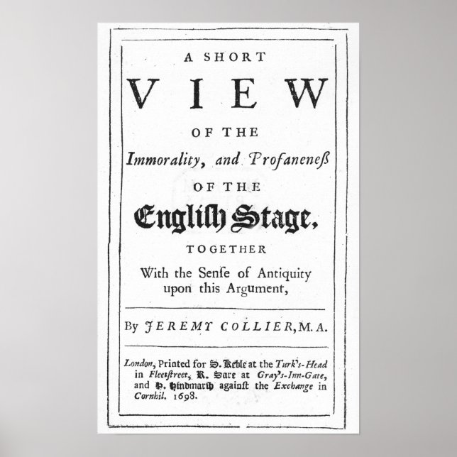 Affiches Titlepage bordered by a chronological series (Devant)