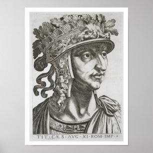 Affiches Titus César (39-81 ANNONCE), 1596 (gravure)