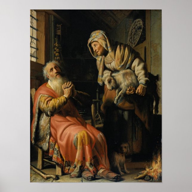 Affiches Tobit Et Anna Avec Un Enfant (Devant)
