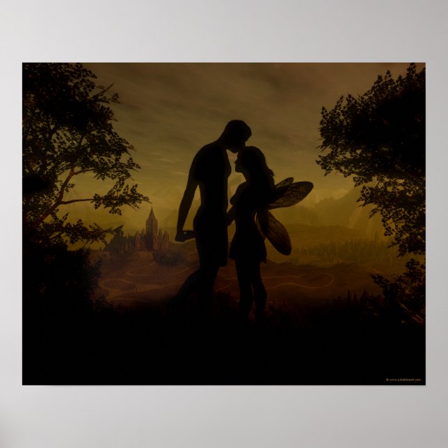 Affiches Toile d'amour interdite Imprimer par Julie Fain (Devant)