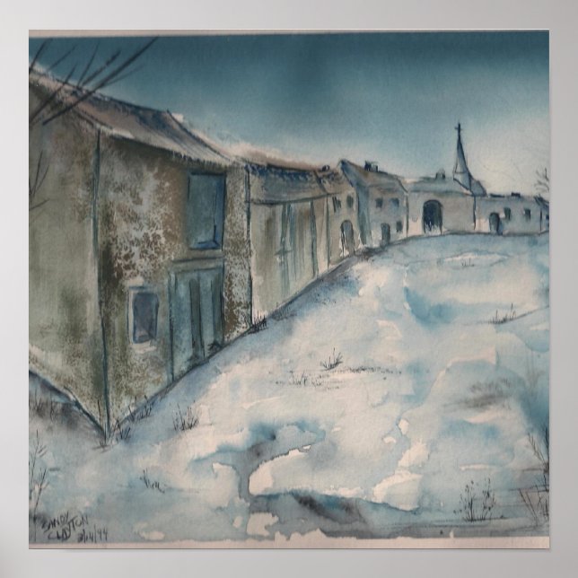 Affiches Toile d'art Imprimer/Lorraine Village (Devant)