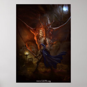 Affiches Toile de Chevalier Dragon Synd