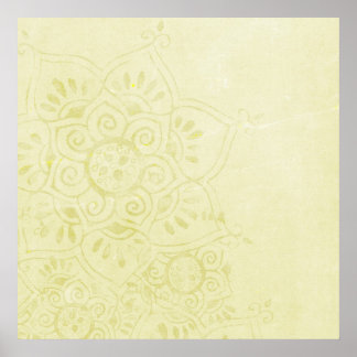 Affiches Toile de fond beige vintage Dream