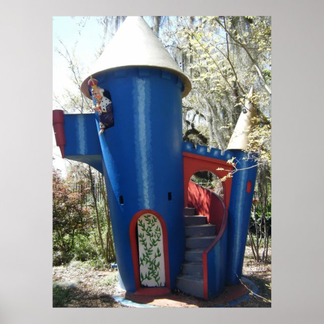 Affiches Toile du petit château bleu (Devant)