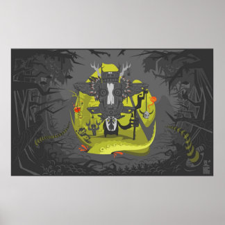Affiches toile sham b/w