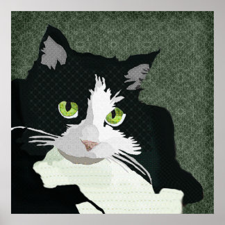 Affiches Toile verte Mia Art