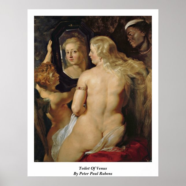 Affiches Toilettes De Vénus Par Peter Paul Rubens (Devant)