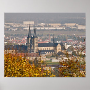 Affiches Toits de Bamberg, Allemagne