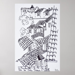 Affiches Toits de Marseille, France