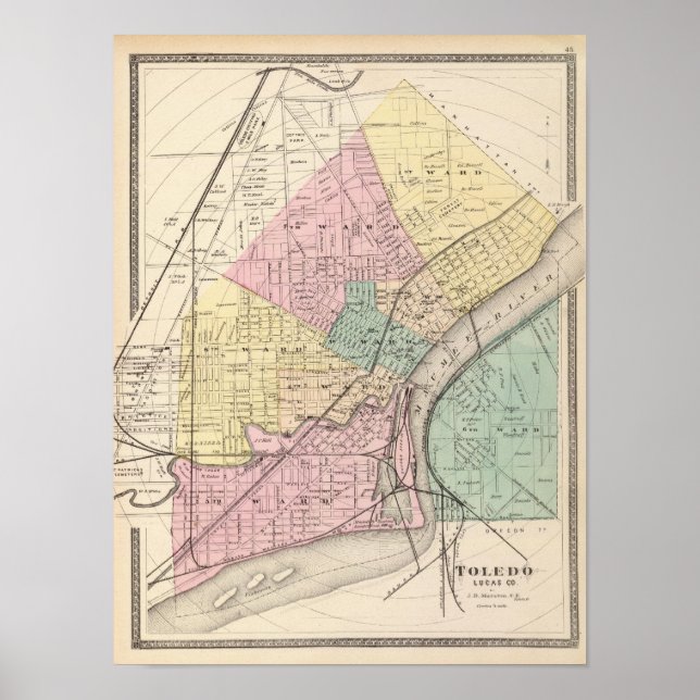 Affiches Toledo, Ohio 2 (Devant)