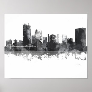 AFFICHES TOLEDO OHIO SKYLINE