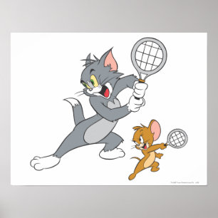 Affiches Tom and Jerry Tennis Stars 1