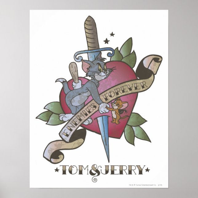 Affiches Tom et Jerry Ennemies pour toujours 2 (Devant)