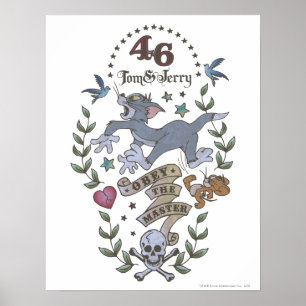 Affiches Tom et Jerry Obey Le Maître 2