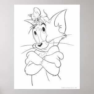 Affiches Tom et Jerry On Head
