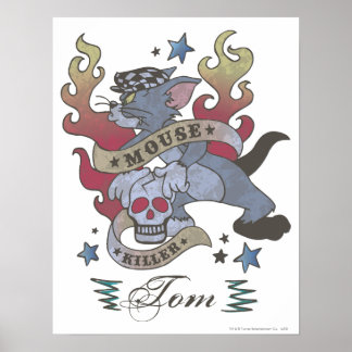 Affiches Tom Souris Tueur Tatouage 2