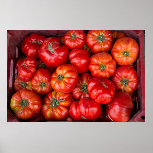 Affiches Tomates au marché