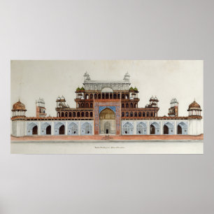 Affiches Tombeau de l'empereur Akbur à Secundra