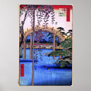 Affiches Tombeau intérieur de Kameido Tenjin (亀戸天神境内)