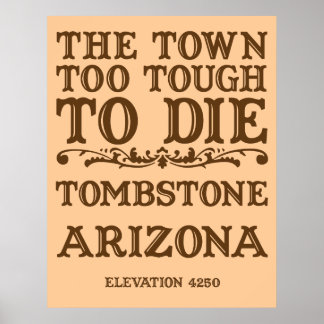 Affiches Tombstone Arizona