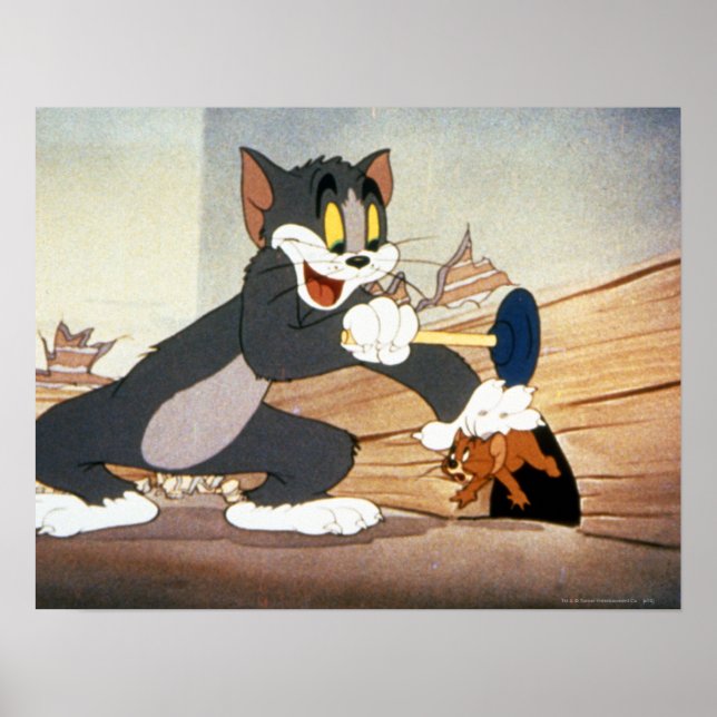 Affiches Tome Et Jerry Plunger (Devant)