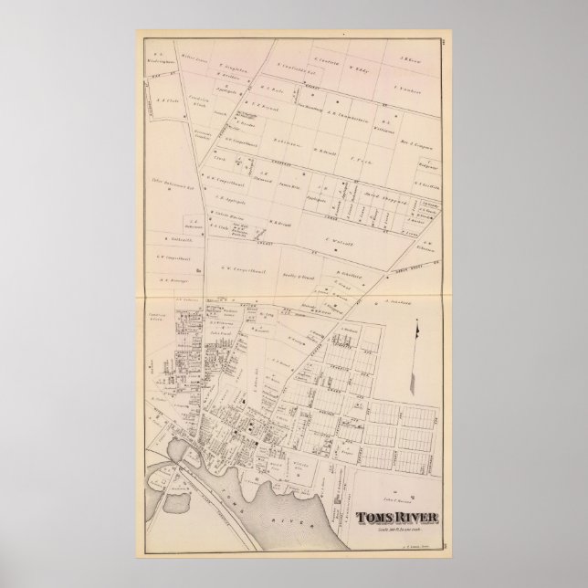 Affiches Toms River New Jersey (Devant)