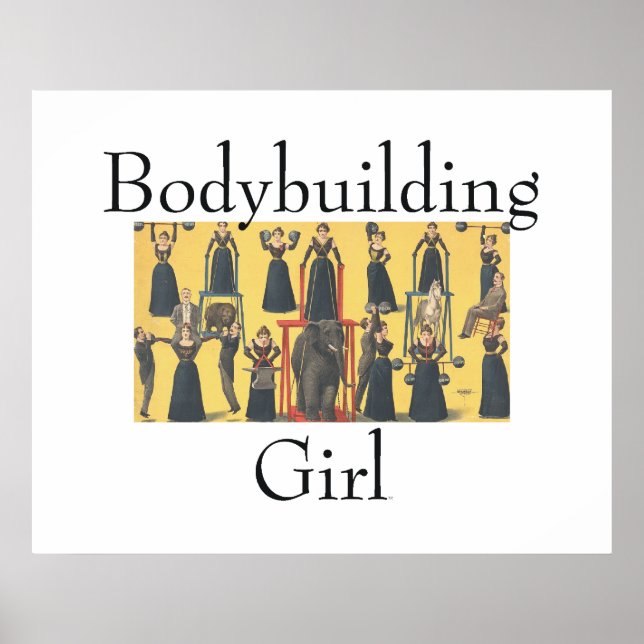 Affiches TOP Bodybuilding Girl (Devant)