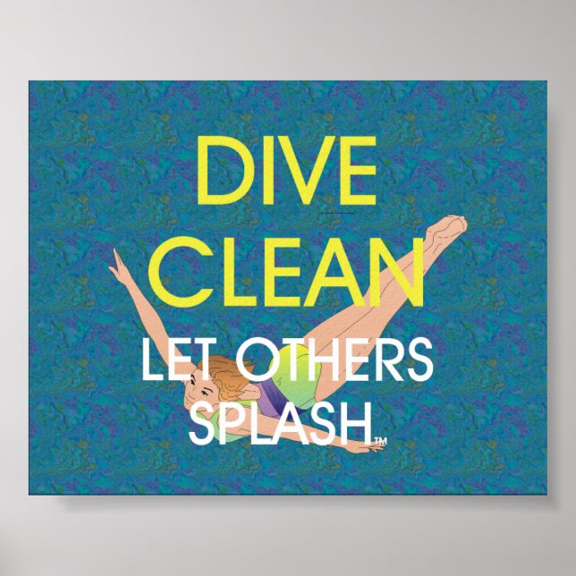 Affiches TOP Dive Clean (Devant)