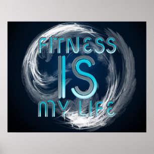 Affiches Top Fitness est ma vie