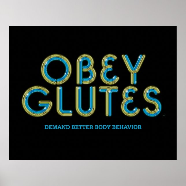 Affiches TOP Obey Glutes (Devant)