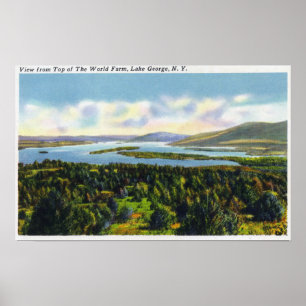 Affiches Top of the World Farm Vue sur le lac