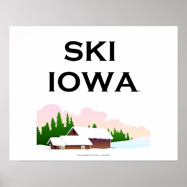 Affiches TOP Ski Iowa (Devant)