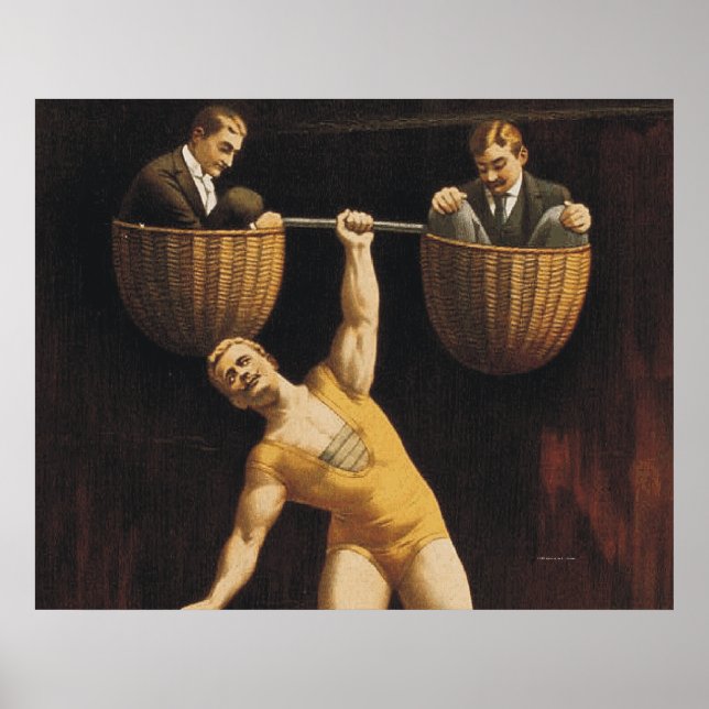 Affiches TOP Weighlifting Old School (Devant)