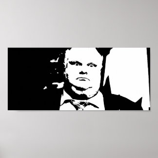 Affiches Toronto Crack Tabagisme Maire Rob Ford