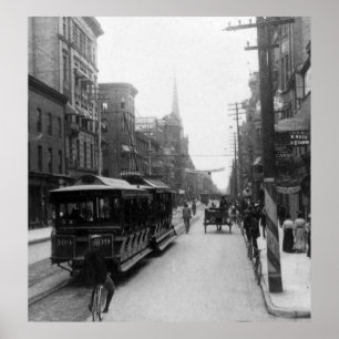 Affiches Toronto Street Scene, 1900