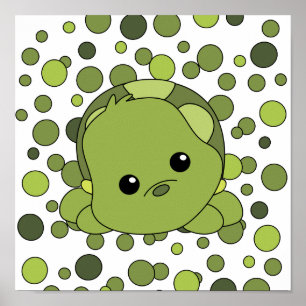 Affiches Tortue Cutie Baby