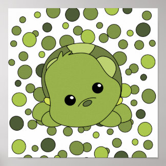 Affiches Tortue Cutie Baby