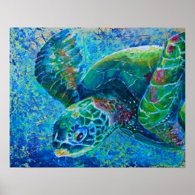 Affiches Tortue de mer (Devant)