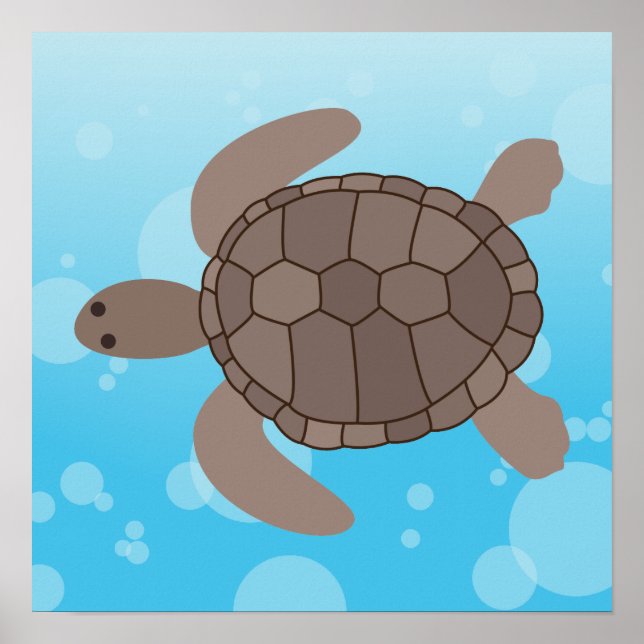 Affiches Tortue de mer (Devant)