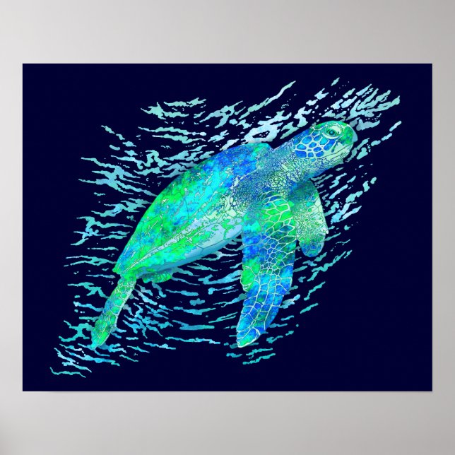 Affiches Tortue de mer (Devant)