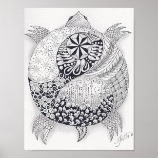 Affiches Tortue pleine taille