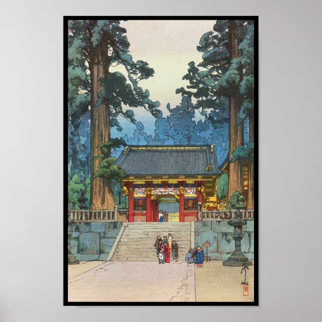 Affiches Toshogu Shrine Hiroshi Yoshida art japonais (Devant)