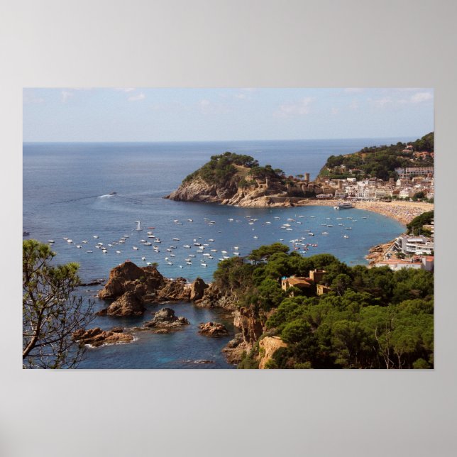 Affiches TOSSA DE MAR. Ville située sur la Costa Brava. (Devant)