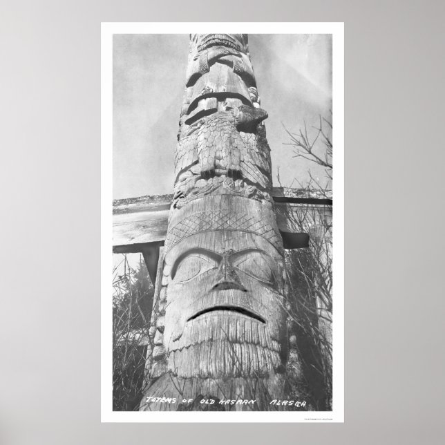 Affiches Totem de l'Alaska 1912 (Devant)