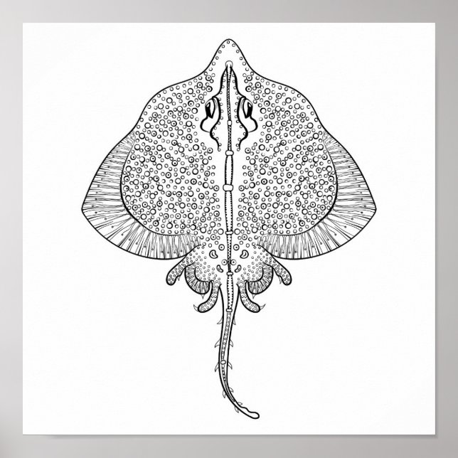 Affiches Totem Stingray Inspiré 2 (Devant)