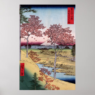 Affiches Tōto Meguro Yuhhigaoka, Ando Hiroshige